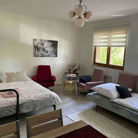 Srní- červený Byt/ Dvojdomek U Vydra Apartamento Srní